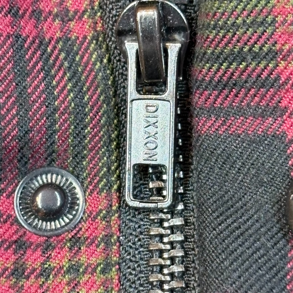 Dixxon Flannel The Payback Plaid Jacket Mens S Quilted Zip Snap Moto Grunge NWT - Picture 10 of 14